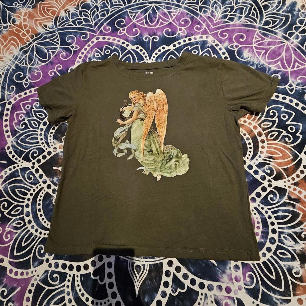 SHEIN Women's Angel Tshirt